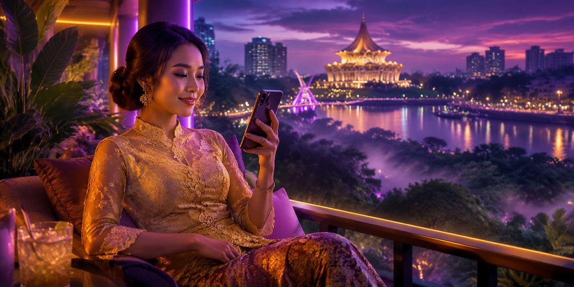 Akses kasino mudah alih Kuching berkebaya di platform 536 dari telefon pintar